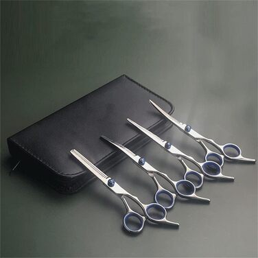 Набір професійних ножиць для грумінгу домашніх тварин, нержавіюча сталь, для собак та котів