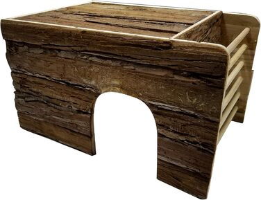 Будиночок для гризунів Dehner Harpo 40x29x25 см, натуральна ялина