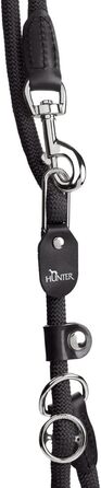 Повідок HUNTER Freestyle для ретриверів, з мотузки, з інтегрованим нашийником, міцний, водостійкий, червоний, товщина 1 см, довжина 260 см