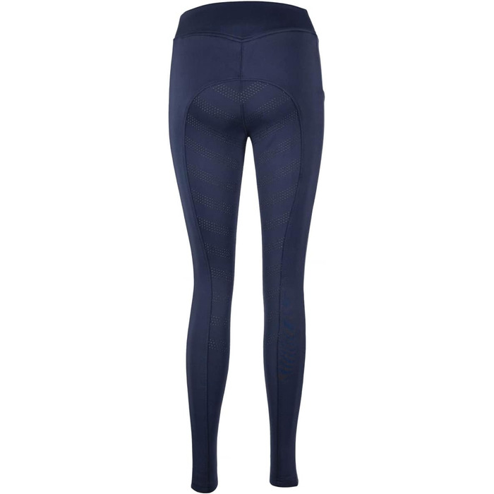 Легінси для верхової їзди Lazura Ariella | Еластичні штани для верхової їзди з кишенею для телефону | Середня посадка, повний обтиск, силіконовий гріп, класичний крій | Екіпірування для верхової їзди (36, темно-синій)