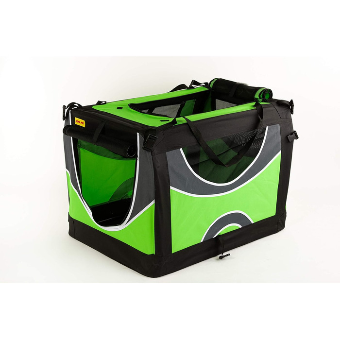 Транспортна переноска для собак та котів, 91x64x64 см. Переноска для собак, переноска для котів, клітка для тварин, переноска для подорожей, клітка для відпочинку (світло-зелена)