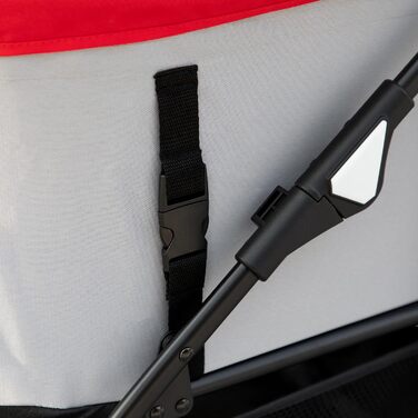 Візок для собак PawHut 3-в-1, червоний, 82x49.5x98 см