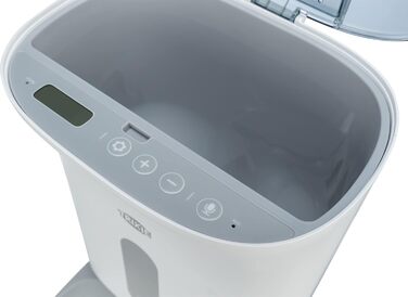 Автоматична годівниця для тварин TRIXIE TX8 2.0, 4,5 л, біло-сіра