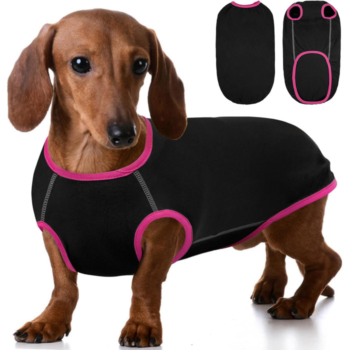 Пуловер для такси - теплий пуловер для собак, одяг для маленьких собак, светр для такси, чорний одяг для собак M