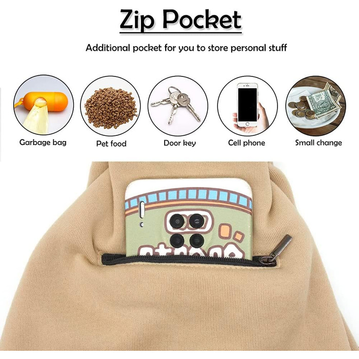 NATUYA Сумка-переноска для собак та котів, бавовняна, бежева, для прогулянок та подорожей