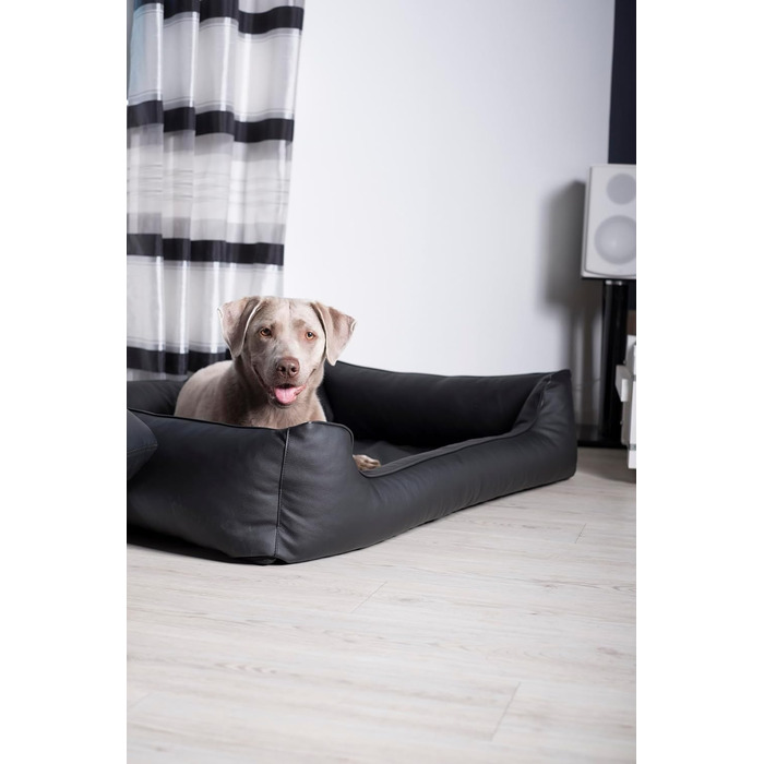 Собаче ліжко Lebon Bruno, 100 x 75 см, чорне