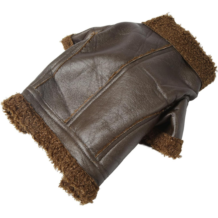 Шкіряна куртка для собак на зиму, тепла, для вулиці, для маленьких та середніх собак, для котів