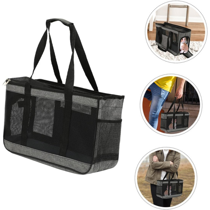 Транспортна сумка для котів Toddmomy - дихаюча, складана, для подорожей, легка та компактна