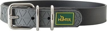 Нашийник для собак HUNTER CONVENIENCE COMFORT, чорний, 50 см: неопренове наповнення, водостійкий, зручний для спорту та відпочинку