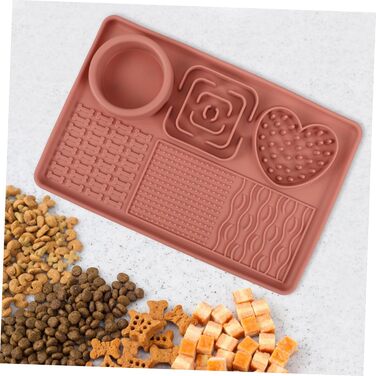 Килимок для собак та котів з присосками, повільне годування, силікон, килимок для тварин, проти швидкого поїдання