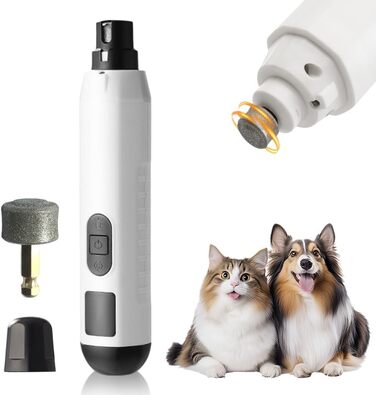 Електричний триммер для собак Profi Krallenschleifer: тиха модель з LED-підсвічуванням, 5 режимів, нове покоління 2025