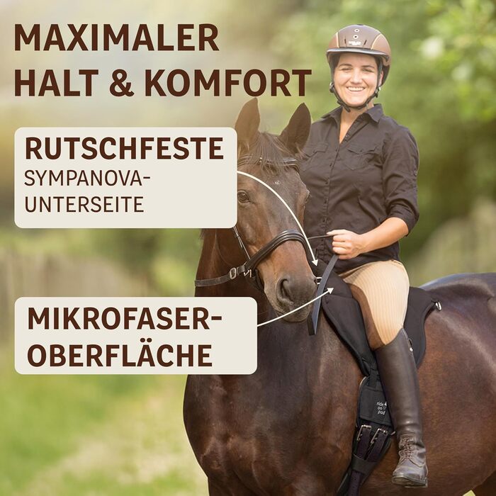 Barefoot Kinder Reitkissen – М'яке крісло для верхової їзди для дітей Barefoot – з V-подібним ременем, неслизька підкладка, мікрофібра – для поні та дітей до 140 см