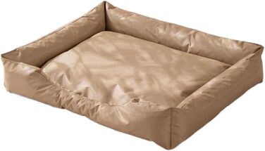 Водонепроникне лежанка для собак M&Catree, прямокутна, миється, м'яка, для собак та котів - L: 50 x 60 x 7 см (S: 30x40x5 см, золото)