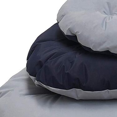 Матрац для собак Rosewood Tough & Mucky 95, водовідштовхувальний, розмір L, 81 см, чорний/сірий