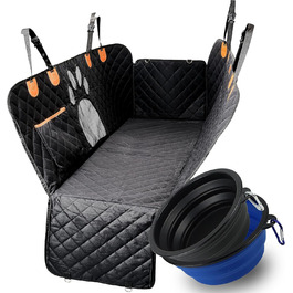 Водонепроникний захист для собак у авто: преміум-декиця для заднього сидіння з вікном та боковим захистом