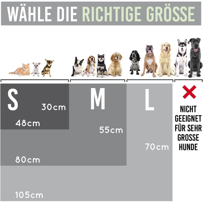 Підстилка для собак KaraLuna, 80 x 55 см, сіра. Легка, миється, 3 розміри. М'яка підстилка-коврик для собак