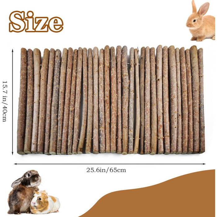 Дерев'яна кішка-міст Kathson для гри гризунів: хом'як, кролик, єнот, тхір, їжак, щур, білка та інші