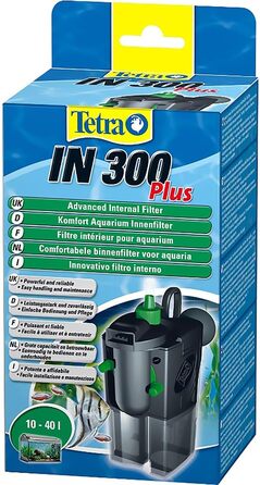 Внутрішній фільтр для акваріума Tetra IN 300 Plus, механічна, біологічна та хімічна фільтрація, для акваріумів 50-100 л