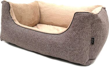Lebon Hundebett Louis Plus: ортопедичне ліжко для собак, 3 розміри (80/100/120 см), Made in EU, 3 кольори, коричневий (L)