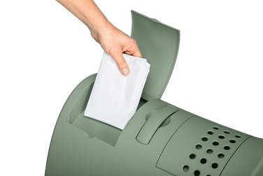 Лоток-туалет для котів ZUMA SECOND LIFE ECO, синій, італійська преміум-якість