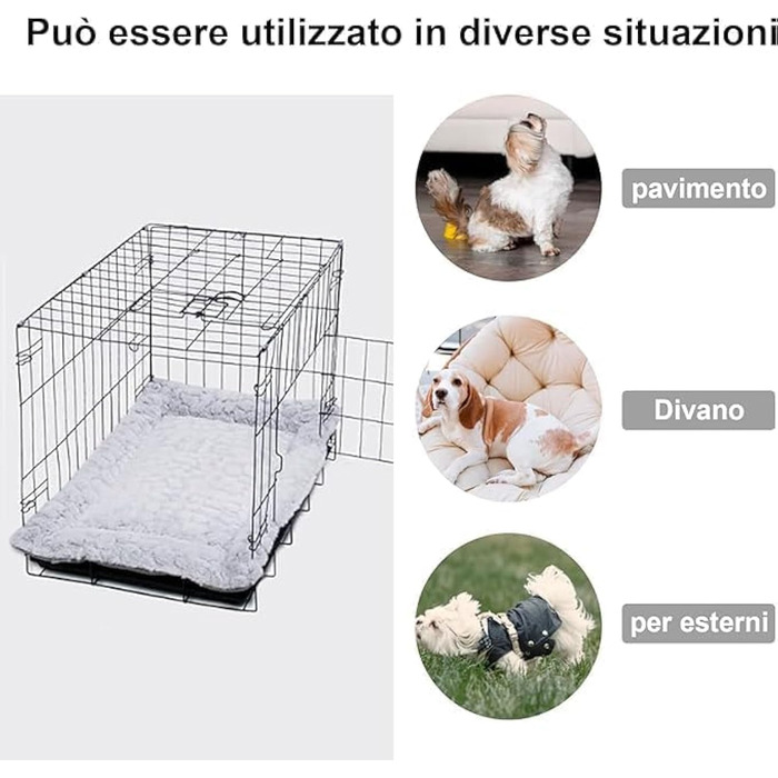 Крісло-ліжко для собак середніх порід, 94x61x6 см, хакі. М'яке, з коротким ворсом, з неслизьким дном, в мармуровому стилі