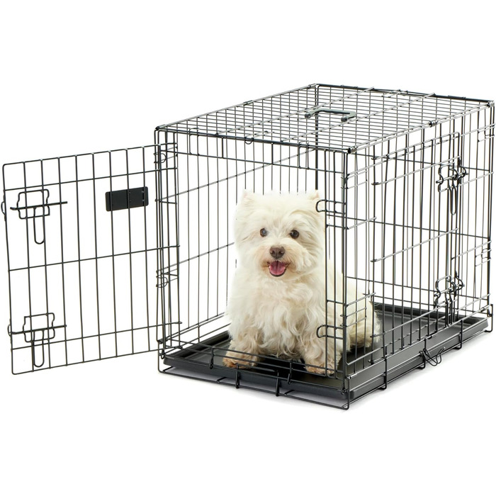 Металева клітка для собак Carlson Secure and Compact Double Door, мала