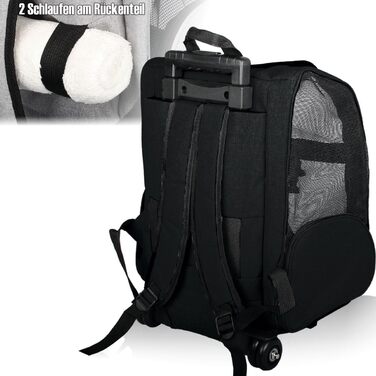 Рюкзак-роликовий транспортер 2в1 для собак та котів до 15 кг