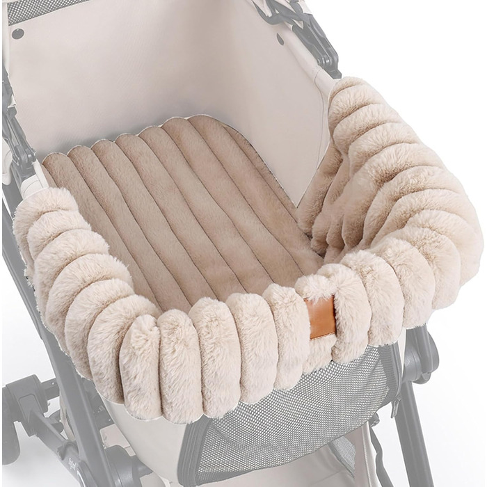 М'який килимок для візка для собак/хатніх тварин. Захист від бруду, аксесуар для прогулянок з собакою. Khaki