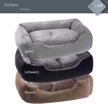 Крісло-ліжко для собак з знімним та пральним подушками, сірий колір, розмір M