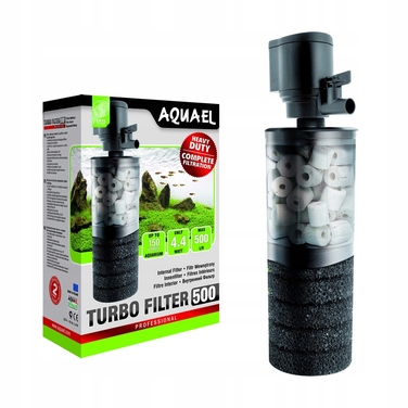 Внутрішній губковий фільтр Aquael Turbo Filter 500 (біологічна та механічна фільтрація)