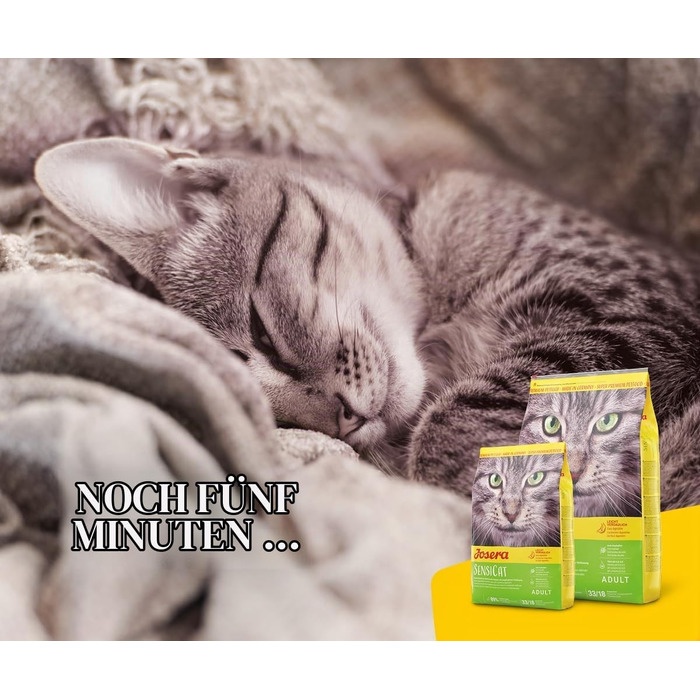 Сухий корм для котів Josera SensiCat для чутливого травлення, без смакових добавок, 10 кг (2 упаковки по 5 кг)