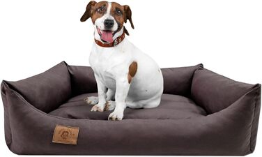 Крісло-лежанка для собак та котів Odol-Plu, 90x60 см, водонепроникне, коричневе