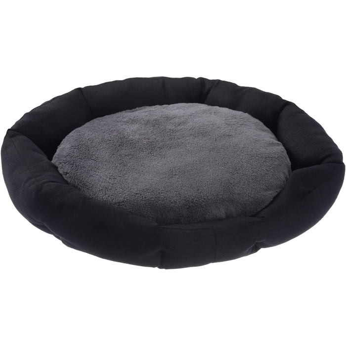 Крісло-лежанка для собак Octagon, знімний та пральний чохол, чорний колір