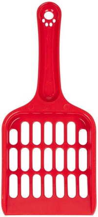 Котлочистка Iris Ohyama PNE-500H, біла, овальна, без кришки, для котів та кошенят, велика, BPA-free, з совком