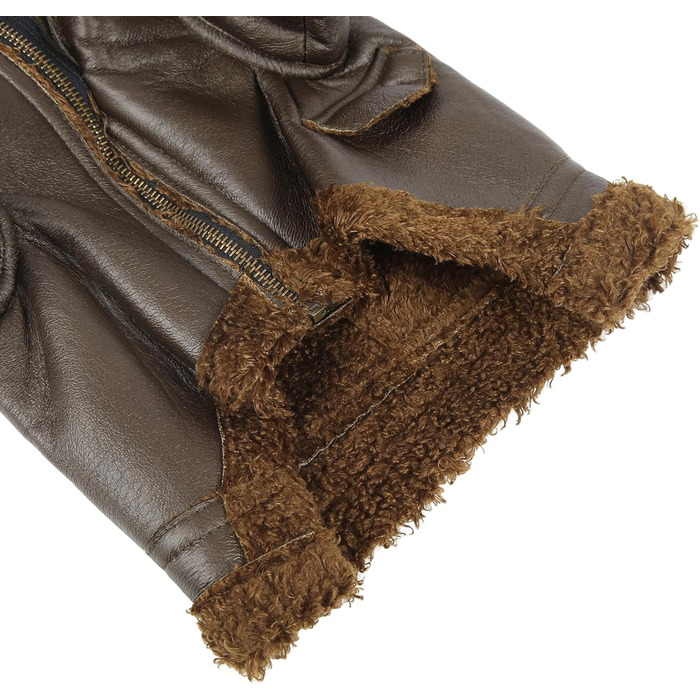 Шкіряна куртка для собак на зиму, тепла, для вулиці, для маленьких та середніх собак, для котів