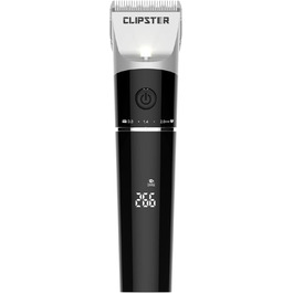 Електрична машинка для стрижки Kerbl Clipster DeloX, цифрова, чорна, аксесуари