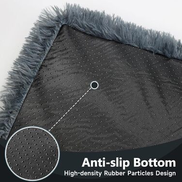 М'яке ортопедичне ліжко для собак DONWEI, килимок для собак, миється, знімний чохол, неслизька підстилка для лежанки, 75x50x6 см, сірий колір Ombré Grey (XL - 100 см, темно-сірий - 100 см)