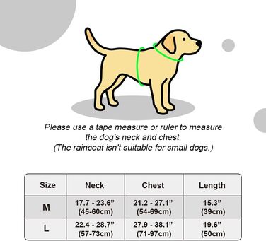 Дощовик для собак TSPRO Premium, червоний, водонепроникний, з світловідбиваючими смугами, для собак малих та середніх порід, розмір M (Обхват грудей 54-69 см, Обхват шиї 45-60 см, Довжина спини 39 см)