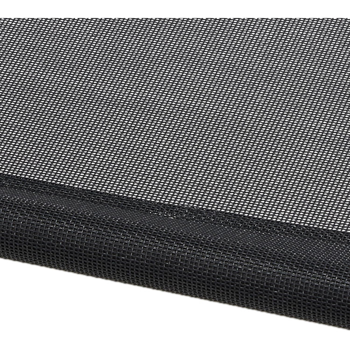 Лежанка для собак Relaxdays Outdoor, піднята лежанка до 35 кг, розмір 19x111x65 см, для саду, кемпінгу та відпочинку на природі, чорна