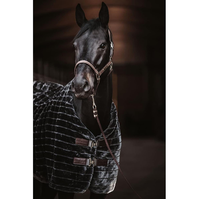 Кінська попона Kentucky Horsewear з штучного хутра, 140 см, сіра