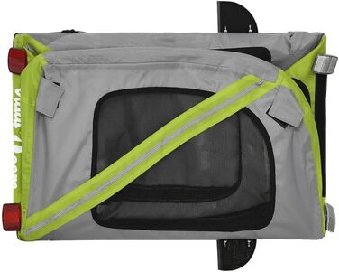 Ферштрайт (Festnight) Причіп для велосипеда, переноска для собак, 30 кг, 124 x 53 x 53 см, зелений