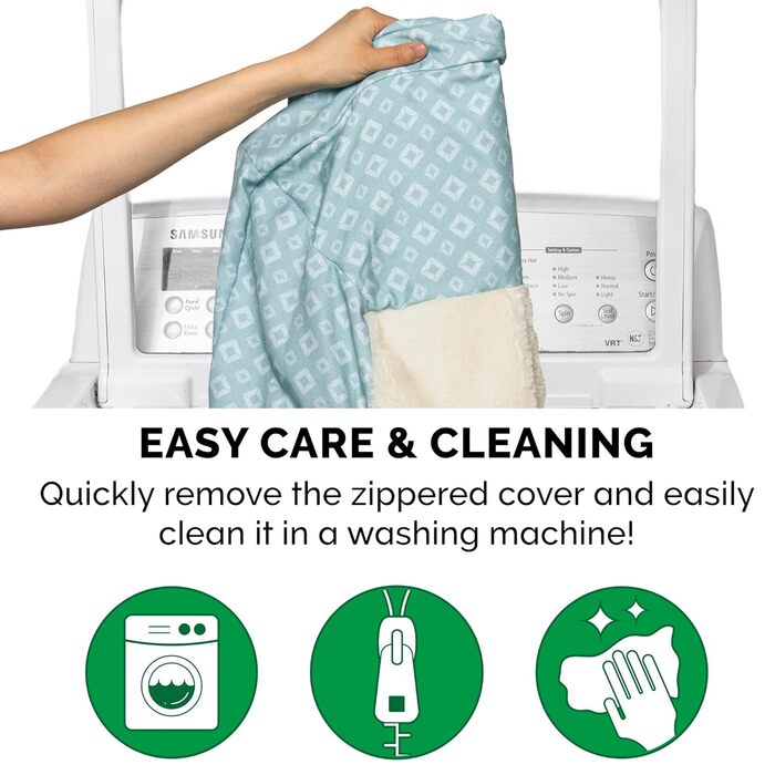 Килимок для собак Furhaven Trail Pup S: портативний, з сумкою, для подорожей, миючий, скласний, блакитно-сірий (Aqua/Granitgrau), 102x81x20 см