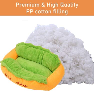 Ортопедичне ліжко для собак Коргі, зручне, з пам'яті ефекту, антистрес, кошик з плетіння, L 50 x 40 x 18 см