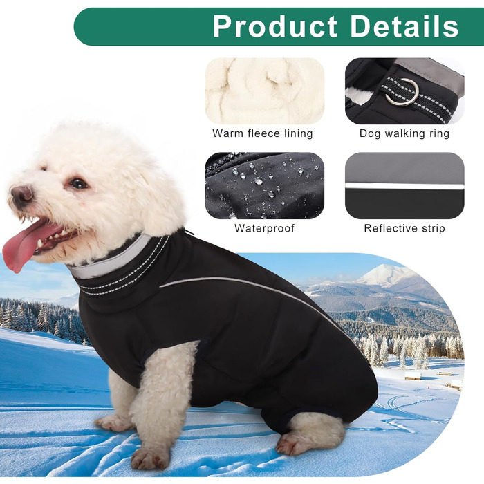 Тепла куртка для собак July's Song: флісова підкладка, бавовна, без рукавів, з нагрудником та світловідбиваючими смугами. Ідеально для зими та осені. Рожевий колір, для сук.