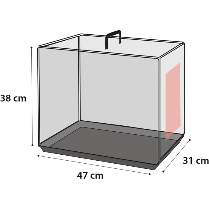 Клітка для собак Flamingo DRAHTKÄFIG EBO L 56x92x64 см, чорна металева