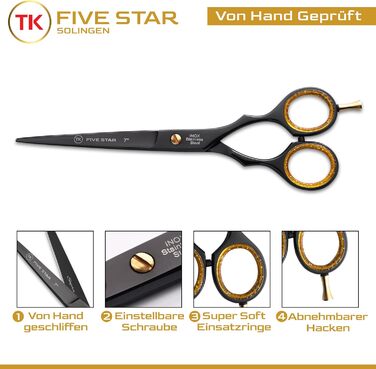 Професійна фризьорська ножиці Supra Premium 7