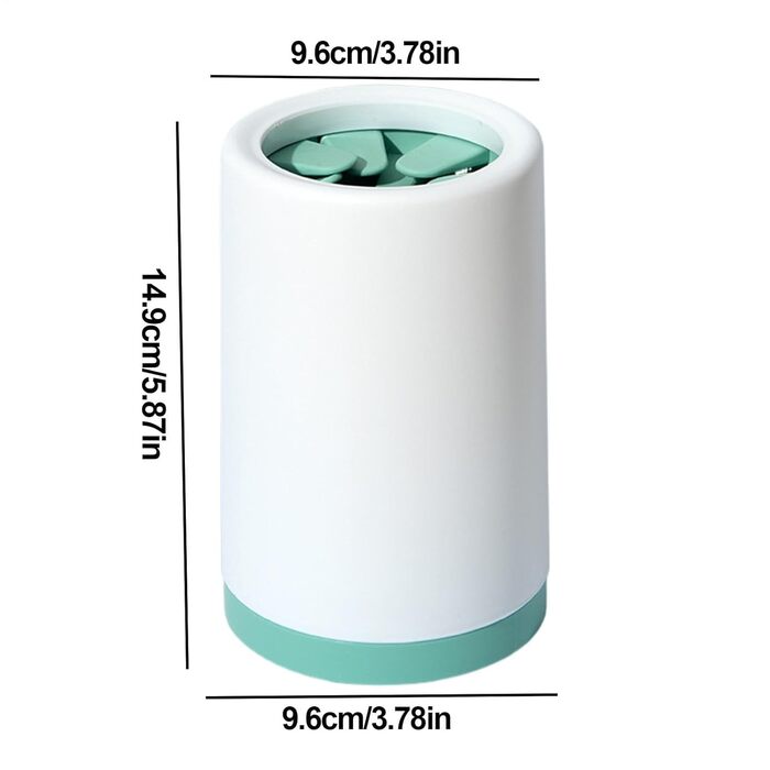 Очищувач лап для собак Hogvinnatil – мийка лап для собак, пристрій для миття брудних лап, щітка для собак, мийка лап для чутливих лап, екологічний, ефективний