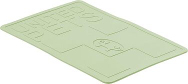 Підкладка під миску для собак та котів Mustafà Design, Італія, антиковзаюча, сіра, розмір M