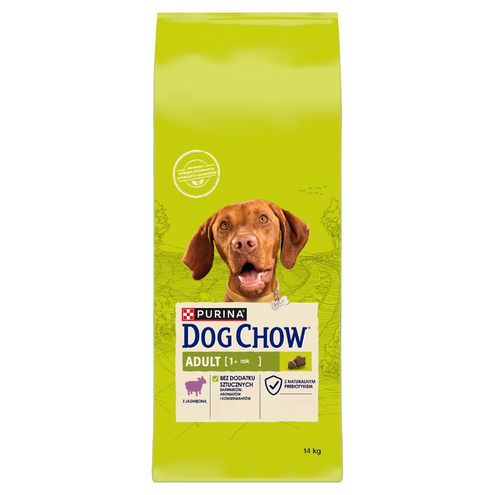 Сухий корм для собак Purina Dog Chow Adult з ягнятиною, 14 кг