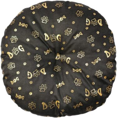 М'який лежак для собак та котів, діаметр 60 см, коричневий колір. Лежанка для собак, котяча лежанка, килимок для тварин. Можливість прання. Ідеально підходить для переносних кліток та лежанок. Діаметр 60 см (40 см, темно-коричневий)